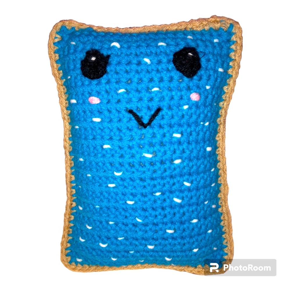 Handmade by Me! Blueberry Poptart plushie!!